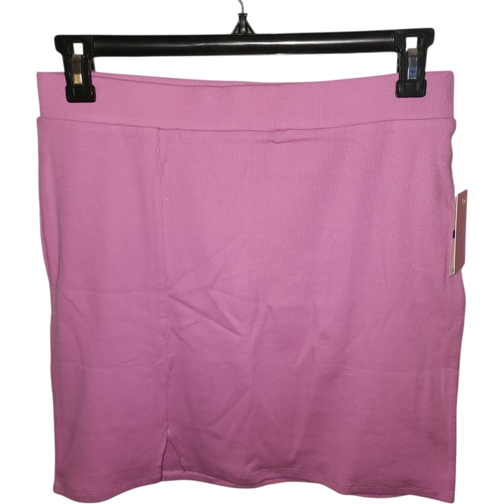 RaeRiley & Rae Sia Ribbed Short Mini Skirt - Picture 2 of 7